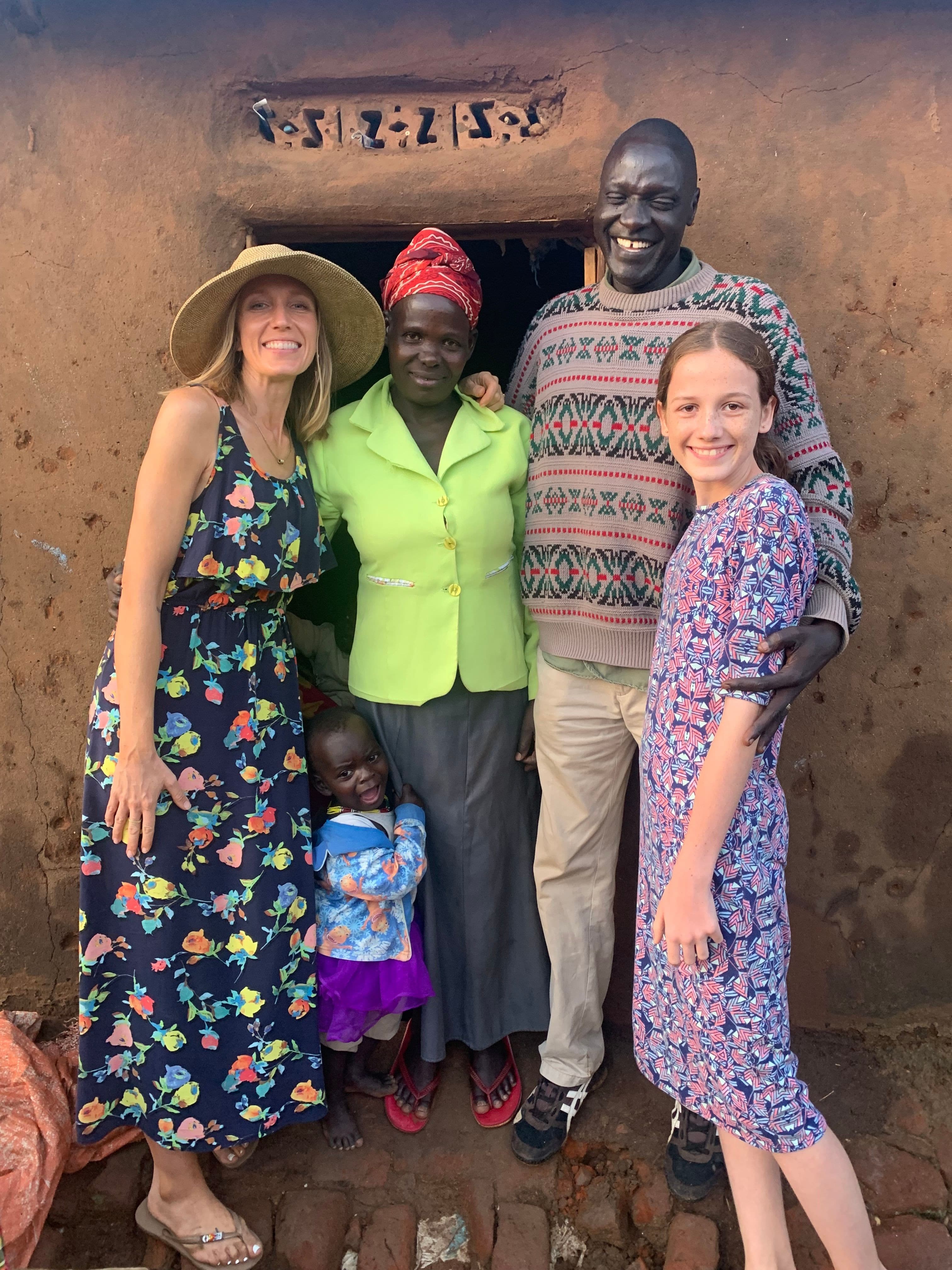 Andrea With Her Daughter And Friends